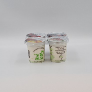 Yaourts aux fruits fermier